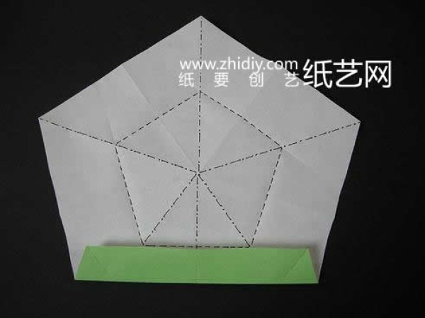 Pentagram origami box tutorial