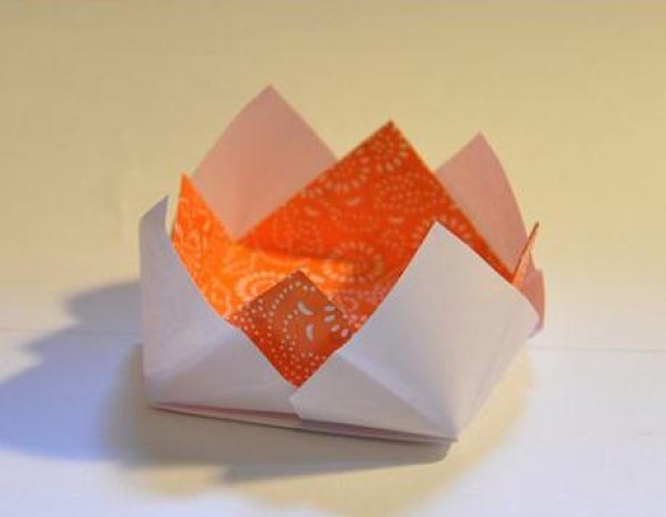 Momotani Haoying origami box party storage box origami drawing tutorial [origami box diagram]