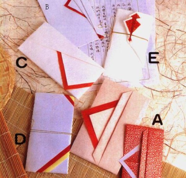 Japanese gift bag envelope folding method