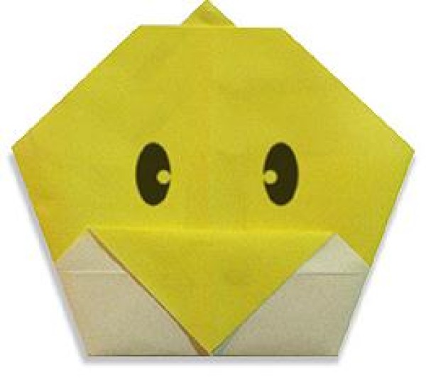 Cute simple origami chicken handmade origami tutorial