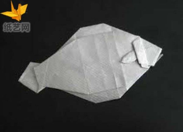 【Sea Animal Origami Collection】Flounder Handmade Origami Illustrated Tutorial