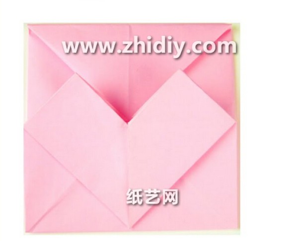 DIY tutorial for handmade origami heart envelopes for Valentines Day