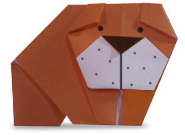 Origami bulldog simple origami tutorial