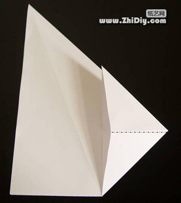 Origami mouse making tutorial (origami actual picture/schematic diagram)