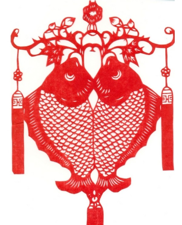 A complete collection of carp lantern paper-cutting patterns and paper-cutting tutorials