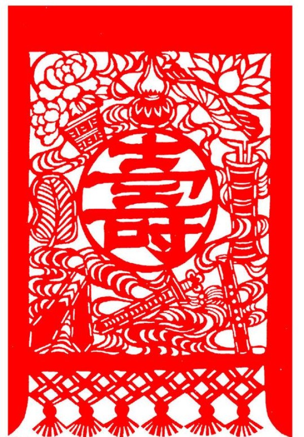 Common themes of Chinese folk paper-cutting