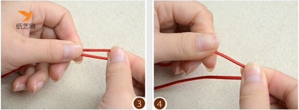 How to make a bracelet? Hand-woven ultra-simple Chinese knot beaded bracelet making tutorial illustration