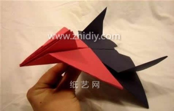 Origami Plane - Gray Wolf Fighter Origami Tutorial