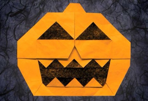 Halloween origami jack lantern video tutorial teaches you how to make the latest origami pumpkin lantern