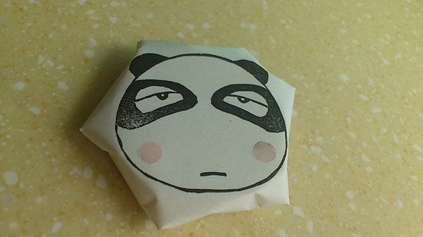 Rubber stamp panda helpless expression stamp tutorial-simple and fast nail polish remover transfer method