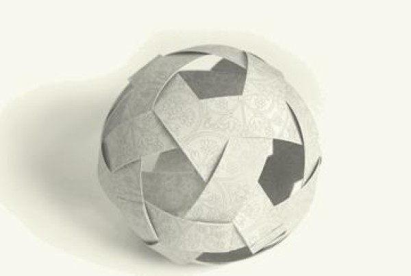 Simple paper craft ball making tutorial