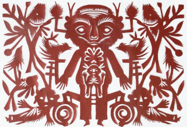 Chinese traditional folk paper-cut art originated from the purpose of witchcraft