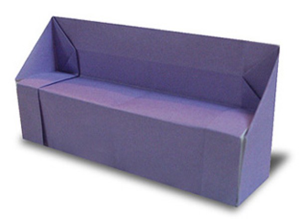 Origami Furniture Origami Sofa Manual Origami Illustrated Tutorial