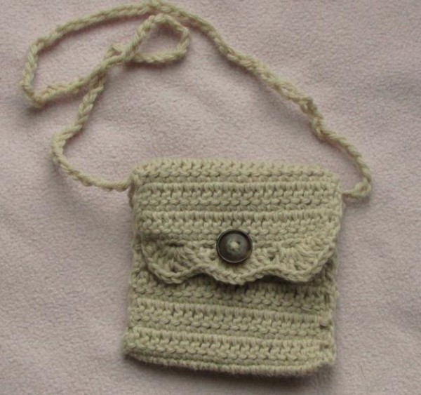 Crochet small bag | Handmade woven small satchel bag handmade DIY knitting tutorial