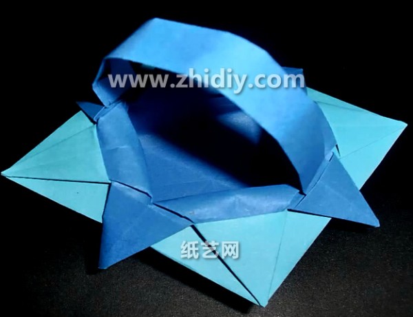 Origami video tutorial for childrens origami basket