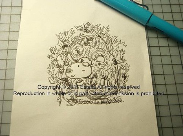 Rubber Stamp Christmas Deer Easy Tutorial