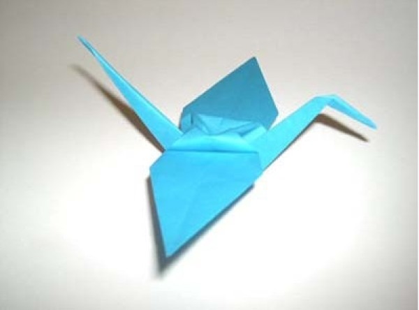 Origami crane tutorial