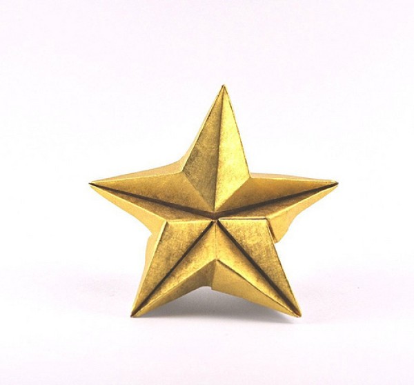 Origami star origami tutorial - Noboru Miyajima