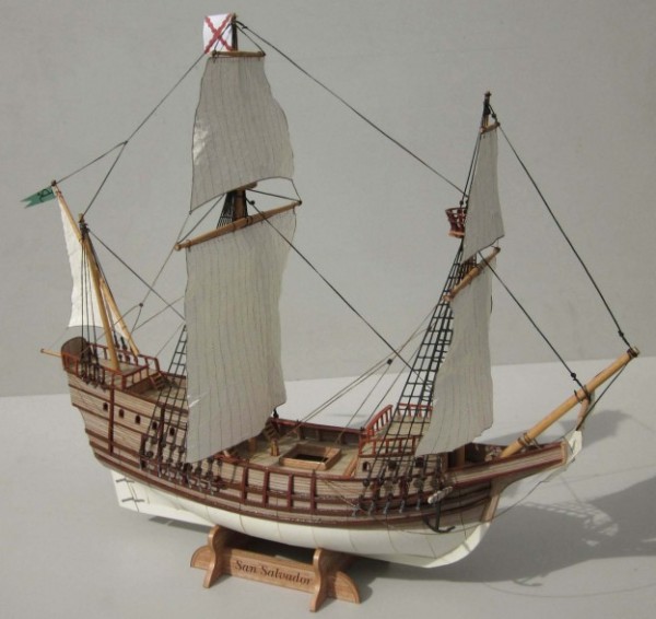 [Paper Model] Free download of paper model of the sailing ship Salvaldo