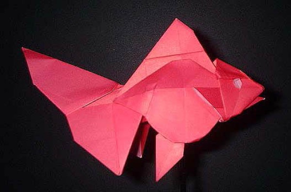 Origami Origami Tutorial for Ornamental Goldfish—Ronald Koh