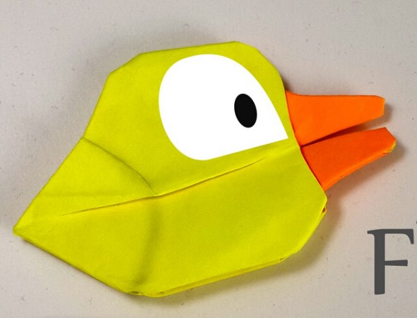 Flappy bird origami bird handmade origami tutorial | Flappy bird origami tutorial