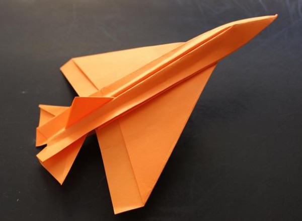 Paper airplane origami video tutorial: How to fold an origami jet fighter