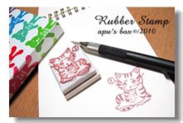 This is my first time seeing rubber stamps. The editor will take you through the details of making rubber stamps.