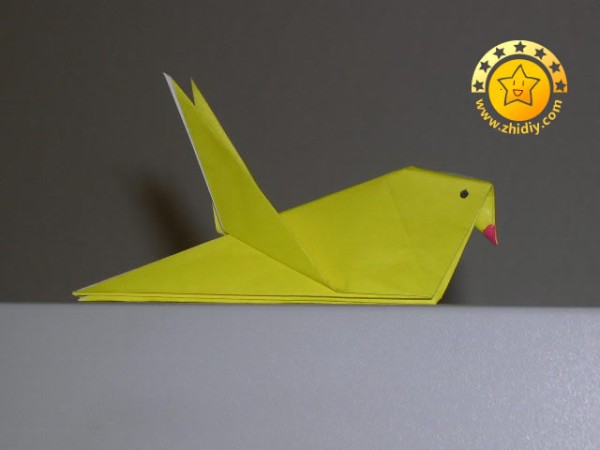 Origami bird tutorial