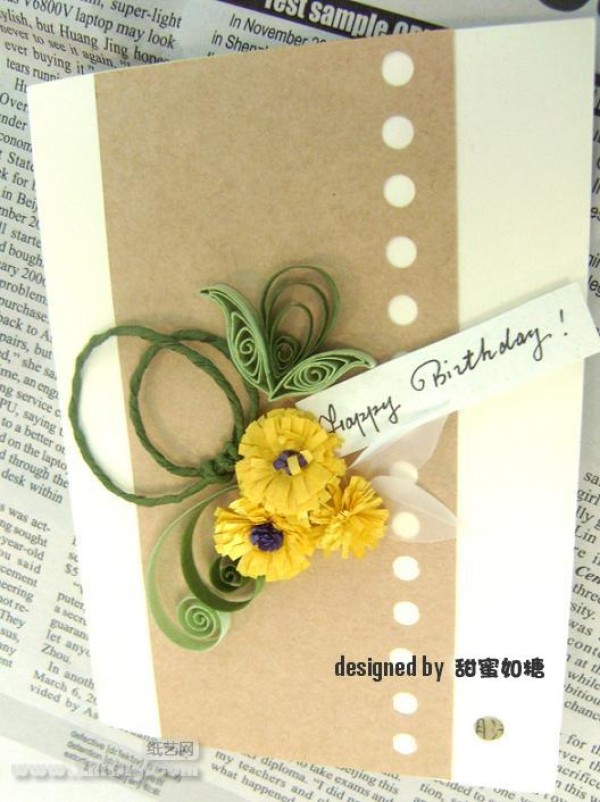 As sweet as sugar and beautiful paper quilling works