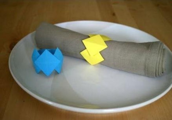 Thanksgiving Origami Complete Napkin Ring Origami Video Tutorial