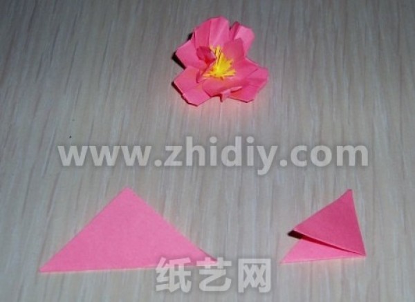 Paper art cherry blossom making tutorial