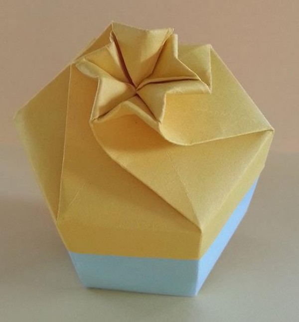 Valentines Day Gift Hexagonal Origami Gift Box Hexagonal Origami Box Storage Box Tutorial