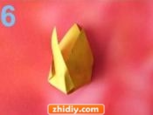 Quick and Easy Origami Tulip in 15 Seconds Basic Paper Art Tutorial