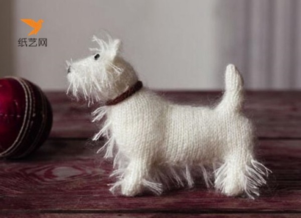 Appreciation of wool knitting pattern dog works