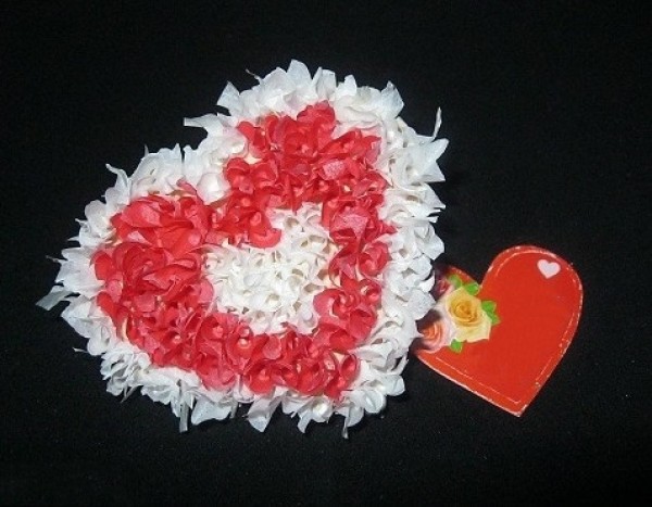 Valentines Day Napkin Art Heart Making Tutorial