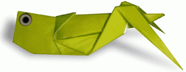 Origami Grasshopper Origami Tutorial for Children