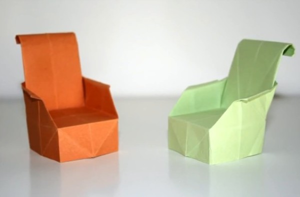 Origami Tutorial: Origami Video Tutorial for Handmade Origami Sofa