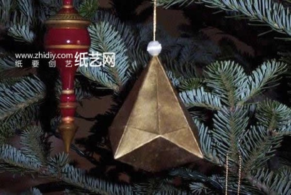 German origami wind chimes (Christmas wind chimes origami tutorial)