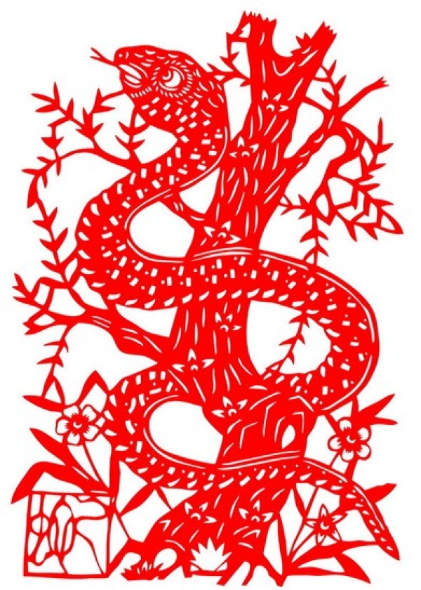 Wisdom Snake Year of the Snake paper cutting tutorial and paper cutting snake pattern collection