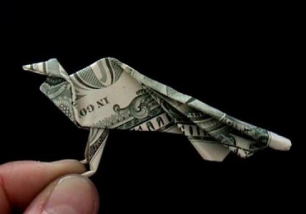 Dollar Origami Peacock Origami Tutorial - Robert Lang