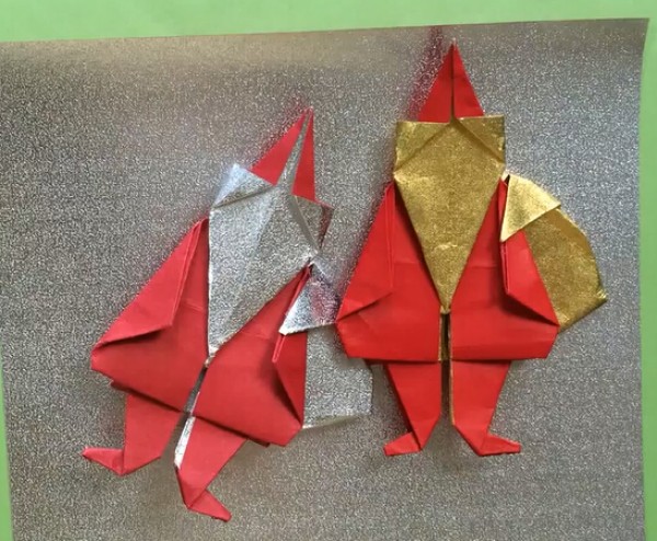 Christmas Santa Claus Origami Handmade Tutorial