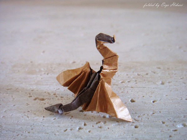 Simple dragon origami tutorial—Perry Bailey