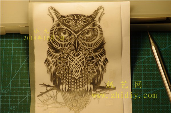 Rubber Stamp Beginner Tutorial Owl