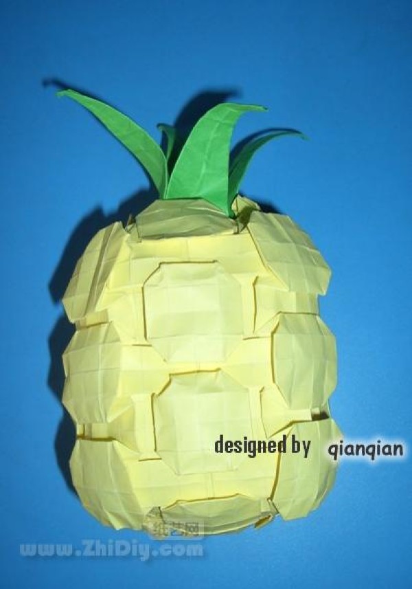 qianqian’s origami pineapple