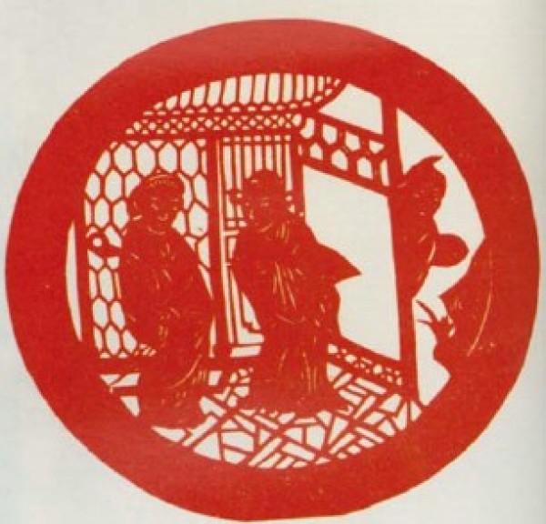 The cutting and carving characteristics generated by Chinese folk paper-cutting scissors and knives