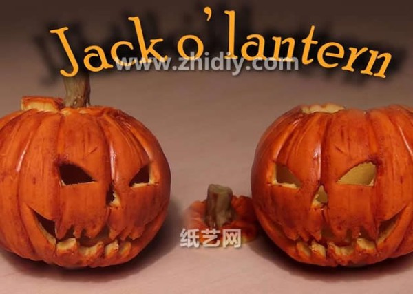 Video tutorial for making Halloween clay jack-o-lanterns