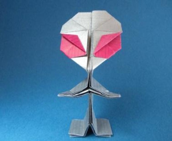 Halloween Origami Encyclopedia - Super Cute Origami Alien ET Video Tutorial