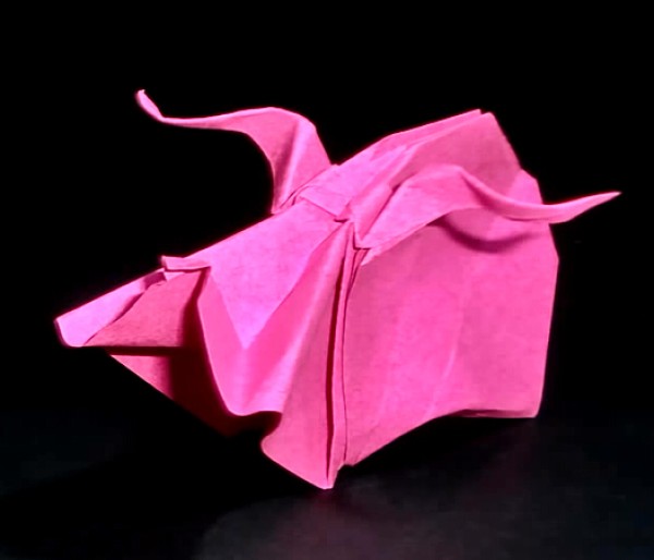 How to make an origami pig | Origami pig tutorial