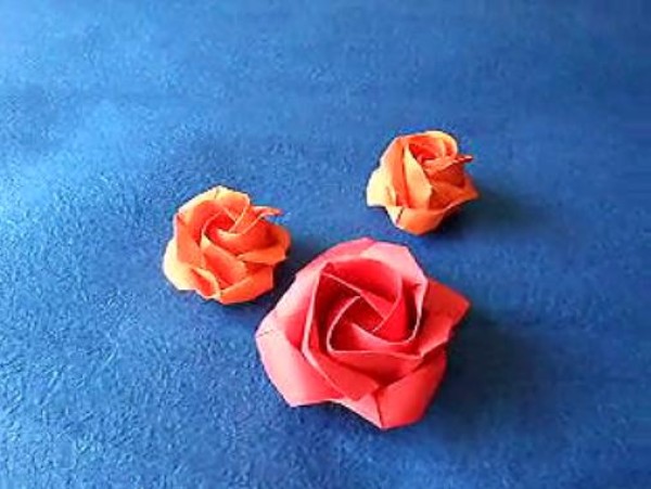 [Origami video] Abu’s simple origami rose tutorial—Origami Abu