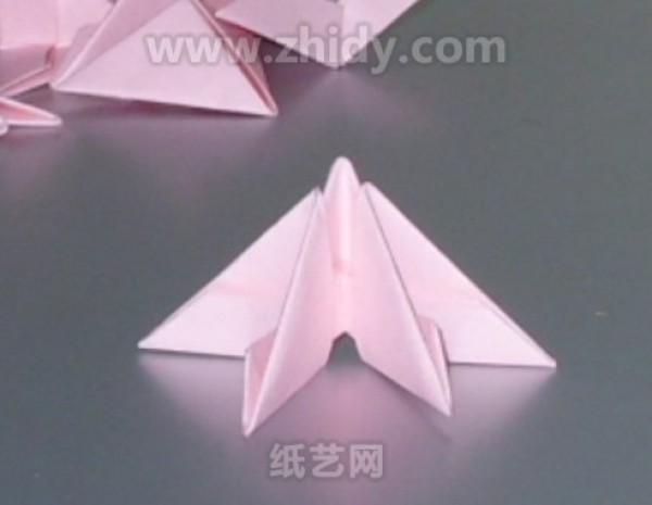 Origami triangle parrot making tutorial